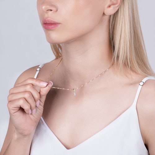 Zawieszka Dream: złota, diament